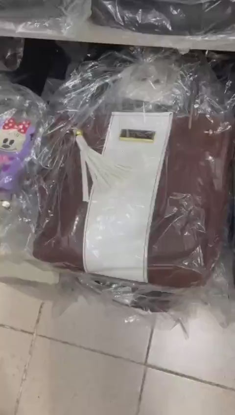 Chic Women's Mustard Rexine Hand Bag Set - 5 Pcs 👜