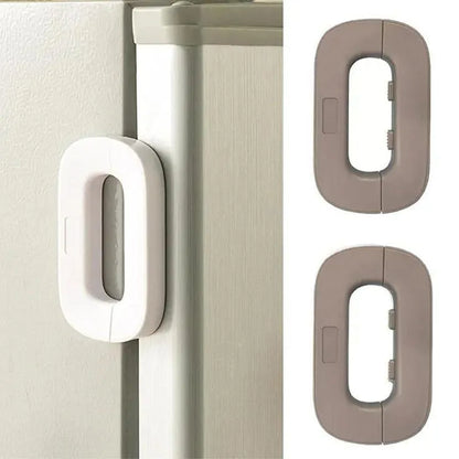 Refrigerator Child Safety Lock with 3M Adhesive (No Drilling Required)