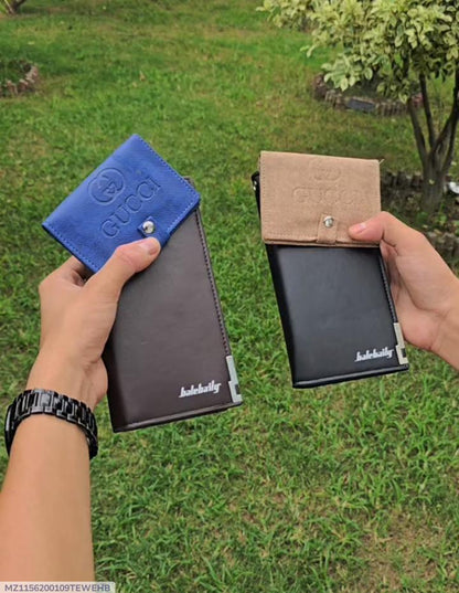 Men's Balebaily Long Wallet With Free Card Holder