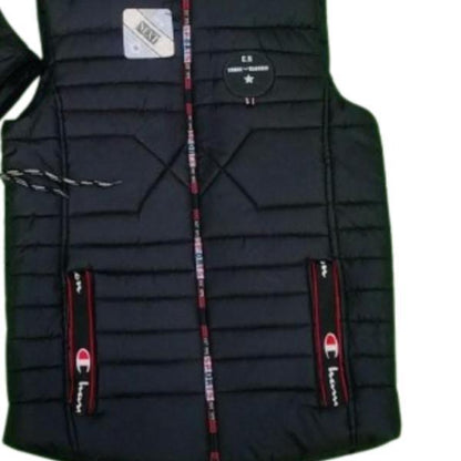 Men's Parachute Printed Sleeveless Jacket