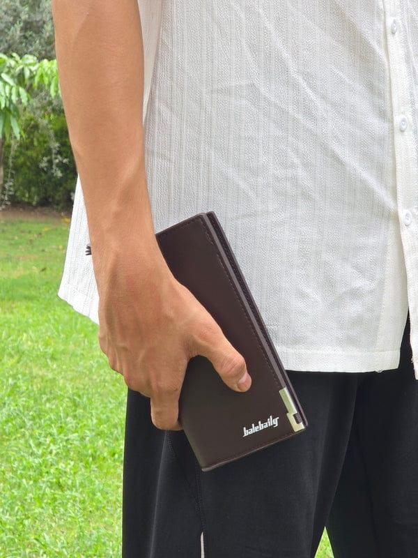 Men's Balebaily Long Wallet With Free Card Holder