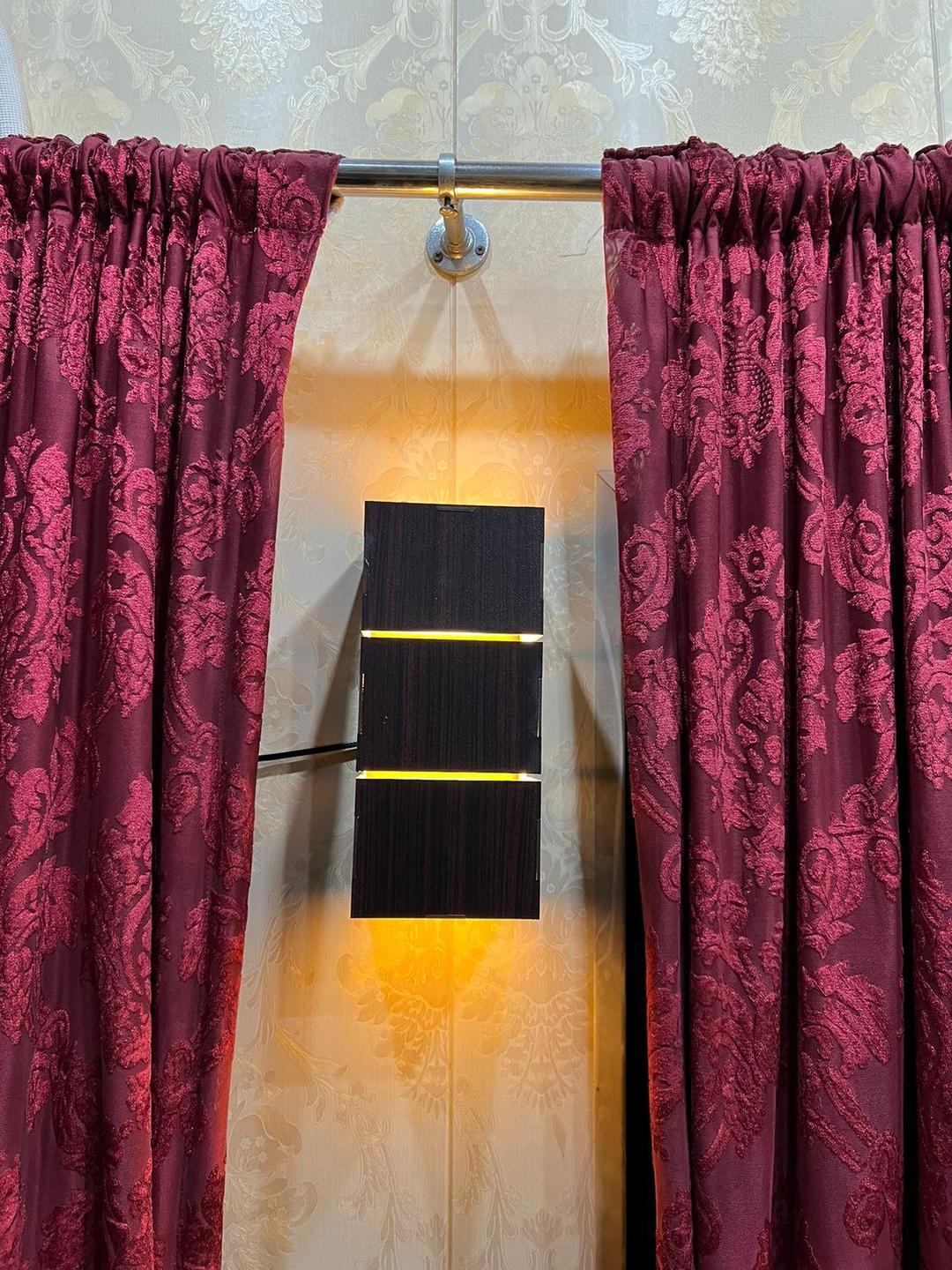 3D Wall Light Wooden Lamp 🪔