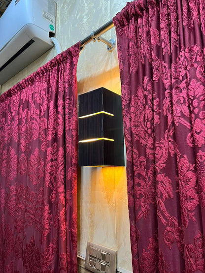 3D Wall Light Wooden Lamp 🪔